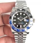 New Style EW Factory Rolex GMT Master ii 2836 40MM Watch - Batman Blue Black Jubilee